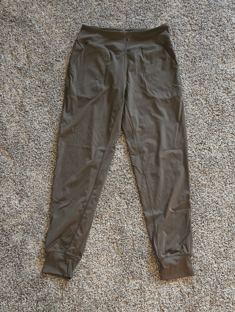 Women’s Olive Green Track Joggers